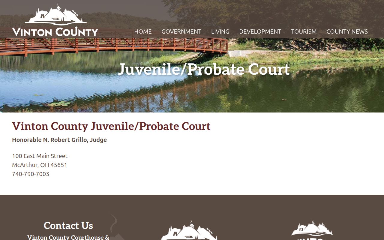 Vinton County court docket Probate Juvenile Court office